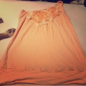 One shoulder top (Peach). Never worn.